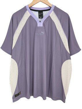Puma x Fenty Men’s Short Sleeve Football Jersey Pale Plum Large NWT